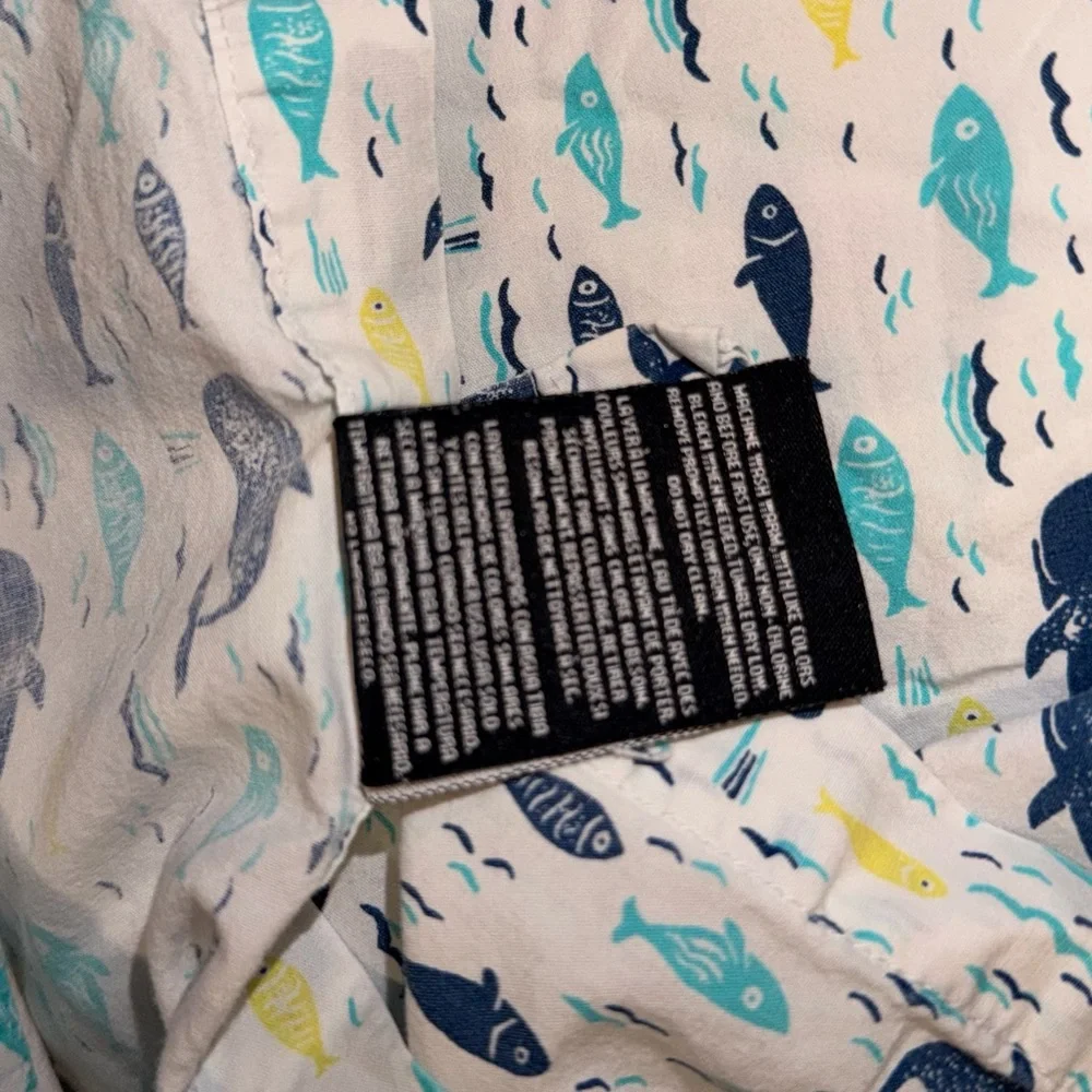 Scout Full Sheet Set – Whale Print | Full Size | 4pc Coastal Kids Bedding